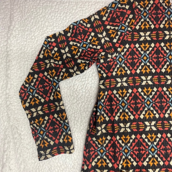 Women’s Medium LuLaRoe Multi Color Aztec Print Duster Cardigan - Picture 5 of 13